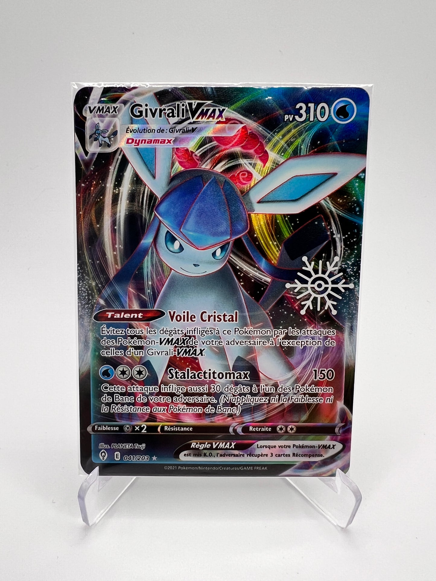 Givrali VMAX 041/203 - Evolution Celeste – Evolution Celeste – Carte Pokémon Holo Rare Vmax