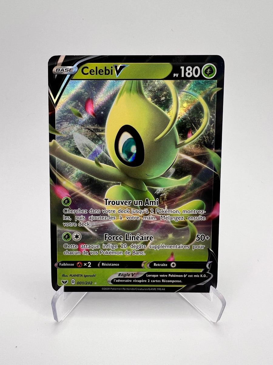 Celebi V Voltage Eclatant 001/202 - Pokémon 151