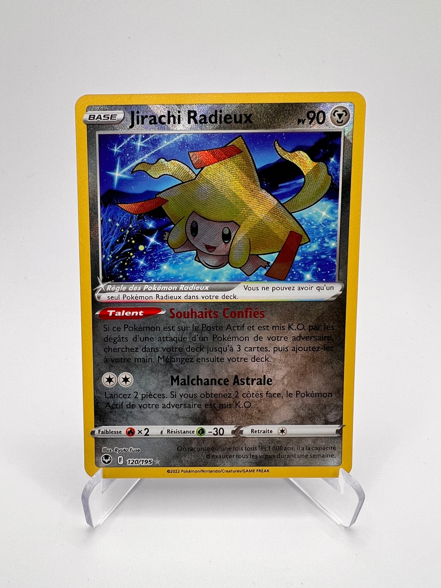 Jirachi Radieux 120/195 – Tempete Argentee | Pikadi-Collect