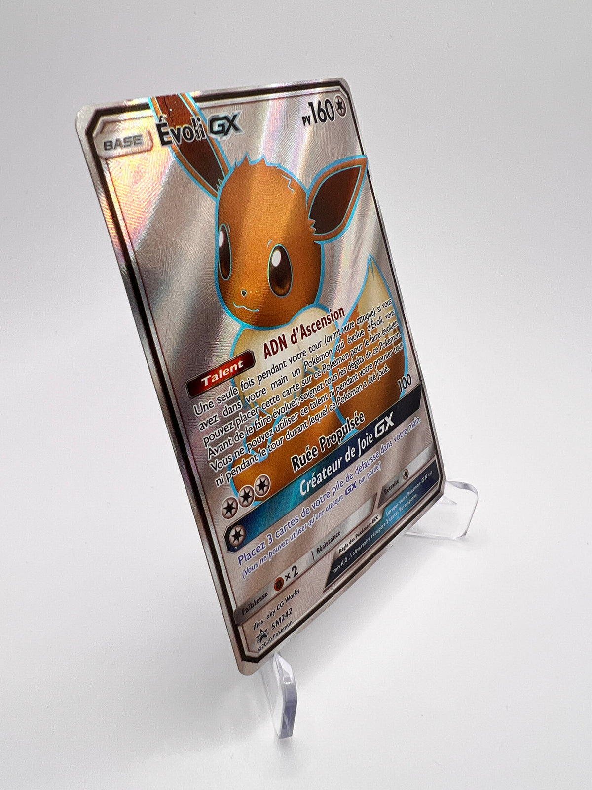 Evoli GX SM242 - Promos Black Star Soleil Lune