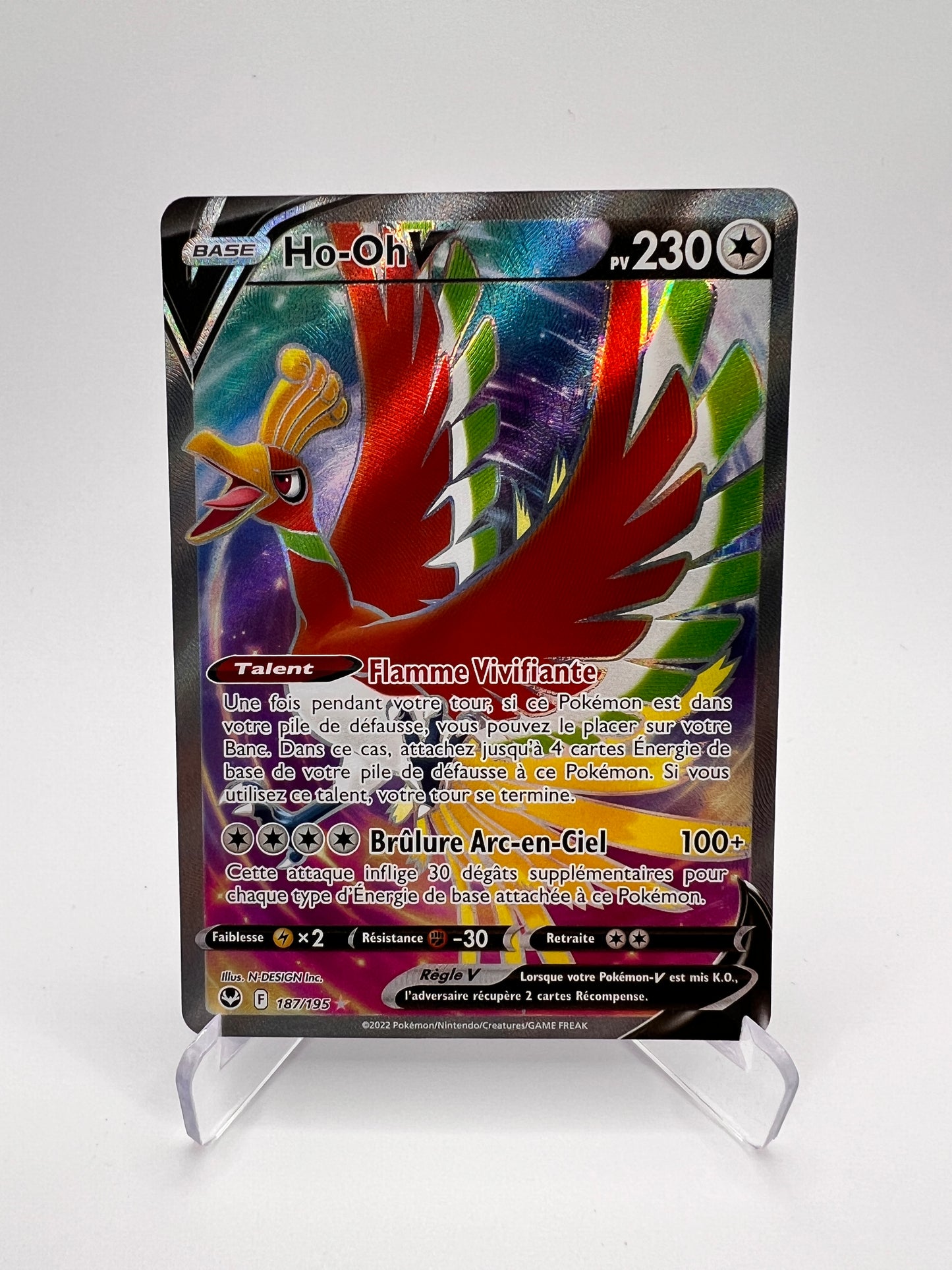 Ho-Oh V 187/195 – Tempete Argentee | Pikadi-Collect