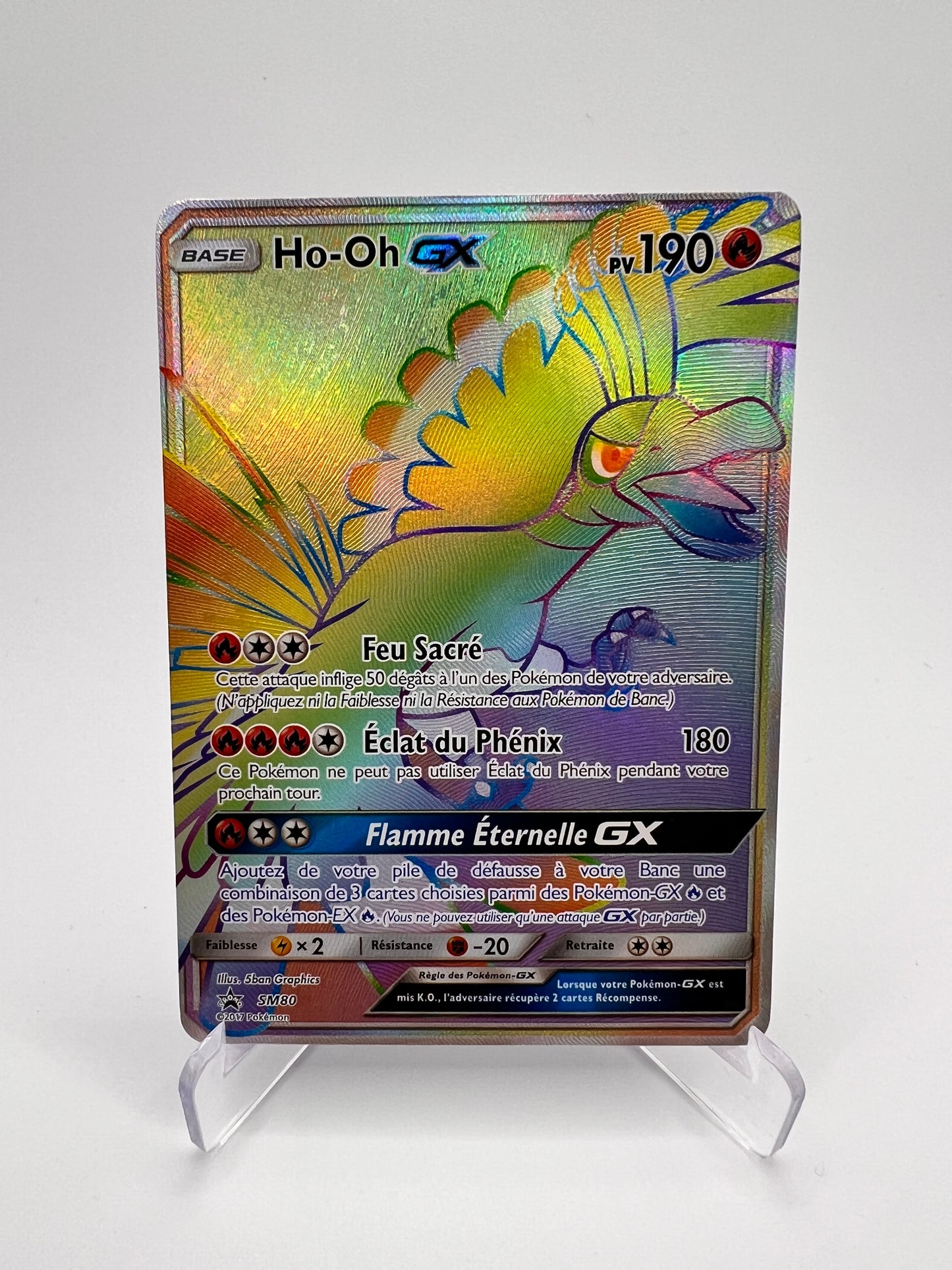 Ho Oh GX SM80 - Promos Black Star Soleil Lune