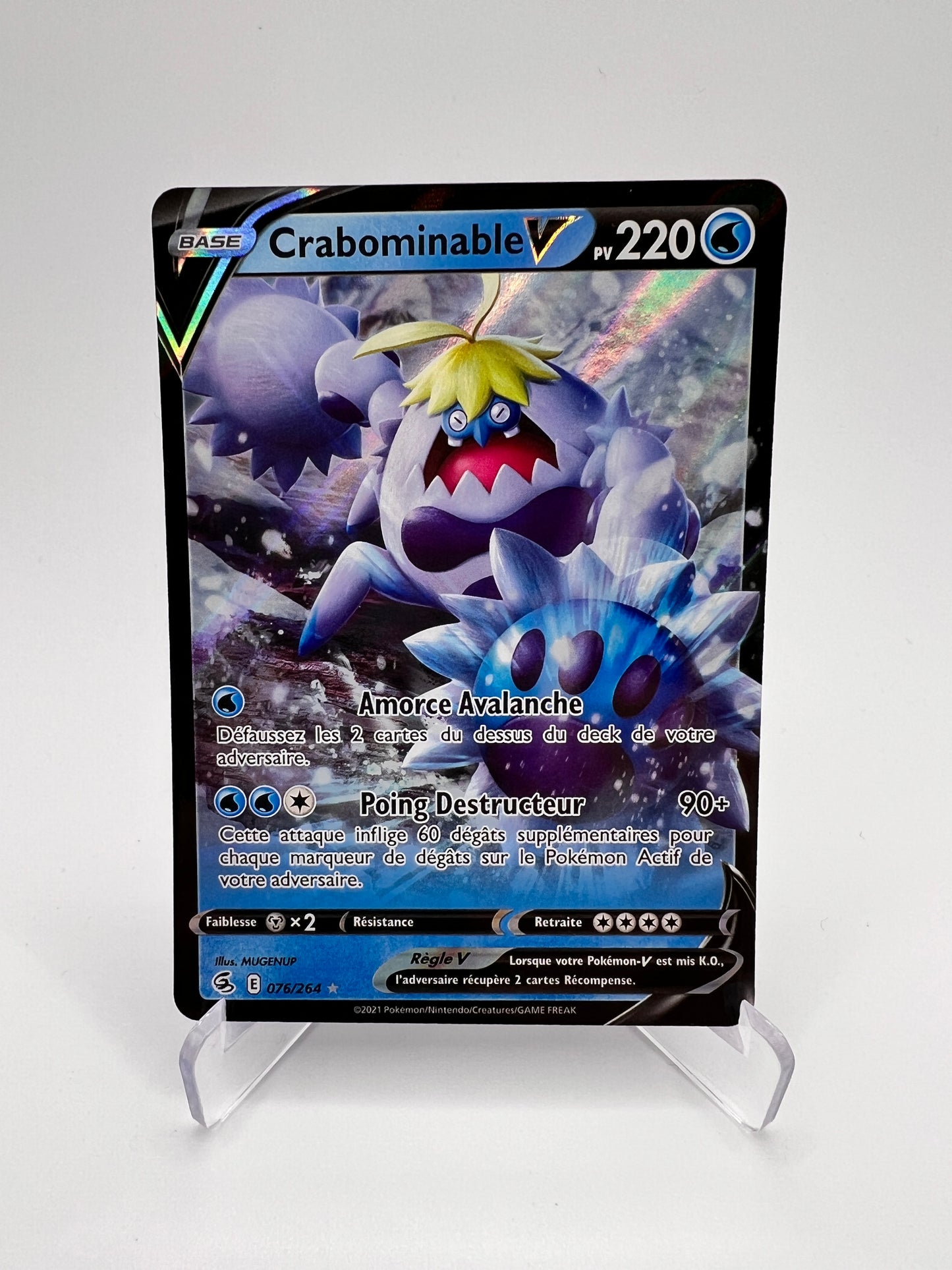 Crabonimable V 076/264 - Poing de Fusion