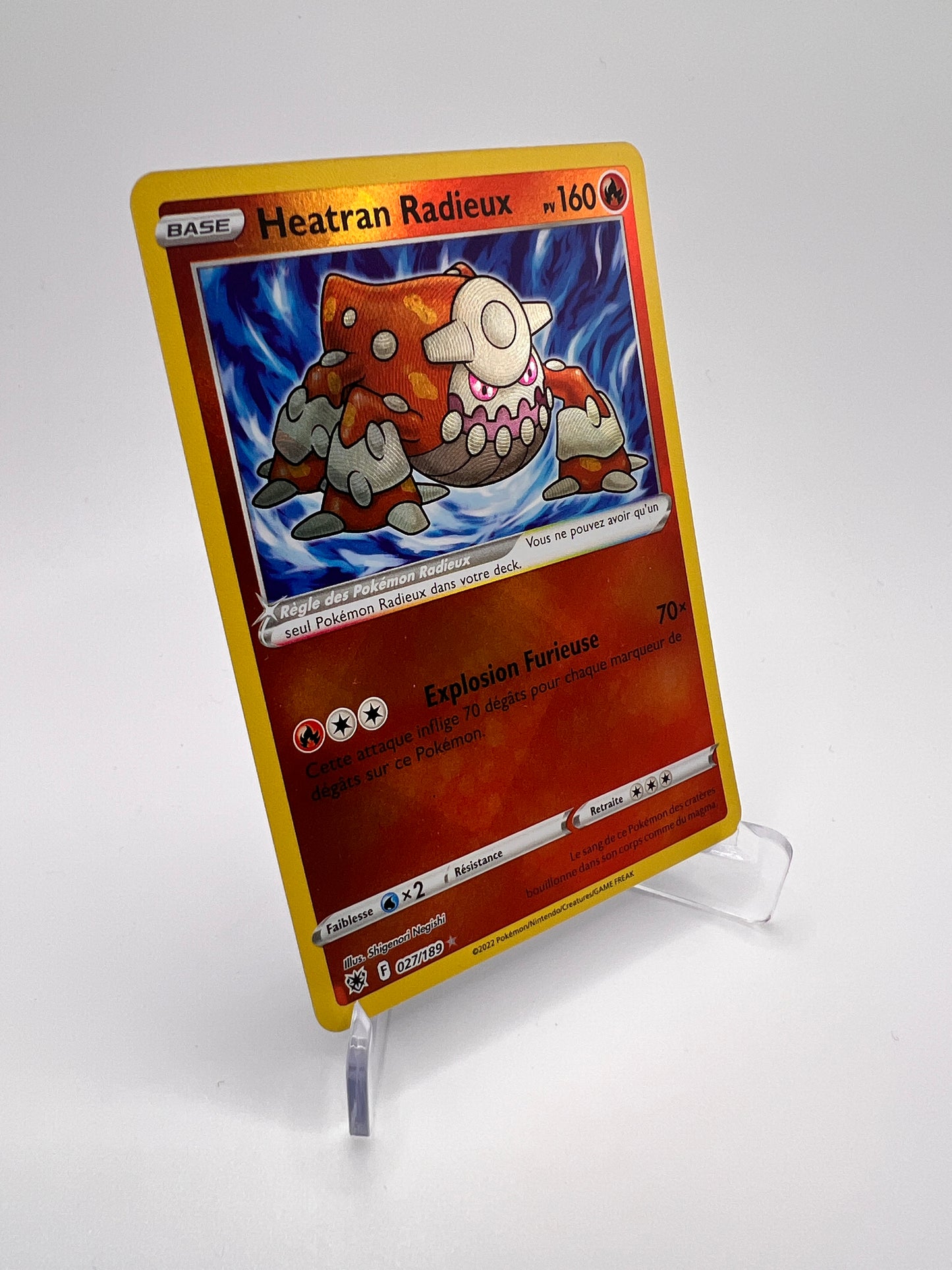 Heatran Radieux 027/189 – Astres Radieux – FR | Pikadi-Collect