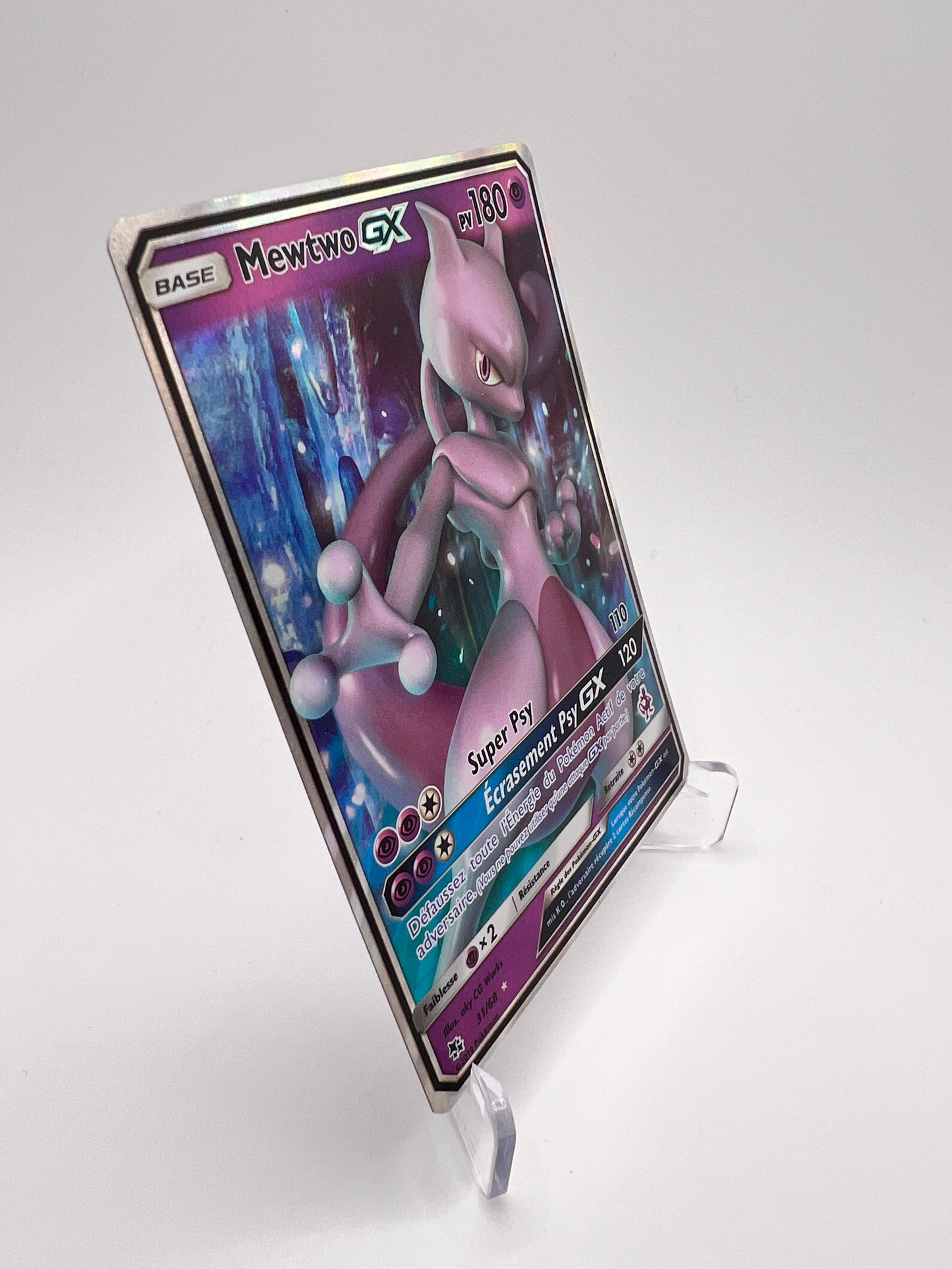 Mewtwo GX 31/68 – Destinees Occultes – Carte Pokémon Common