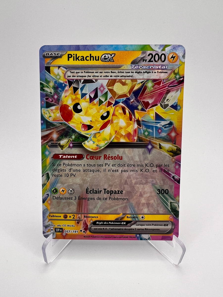 Pikachu ex 057/191 - Étincelles Déferlantes