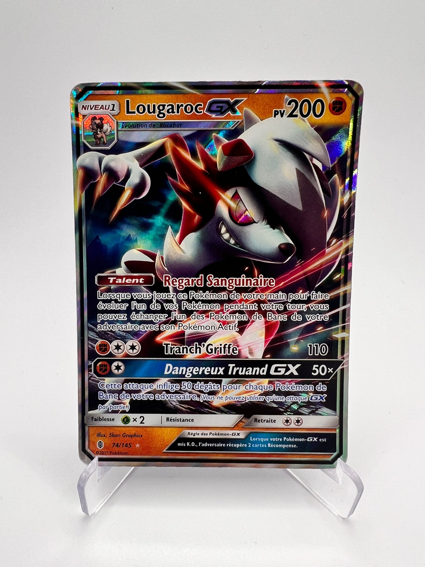 Lougaroc GX 74/145 - Pokémon 151