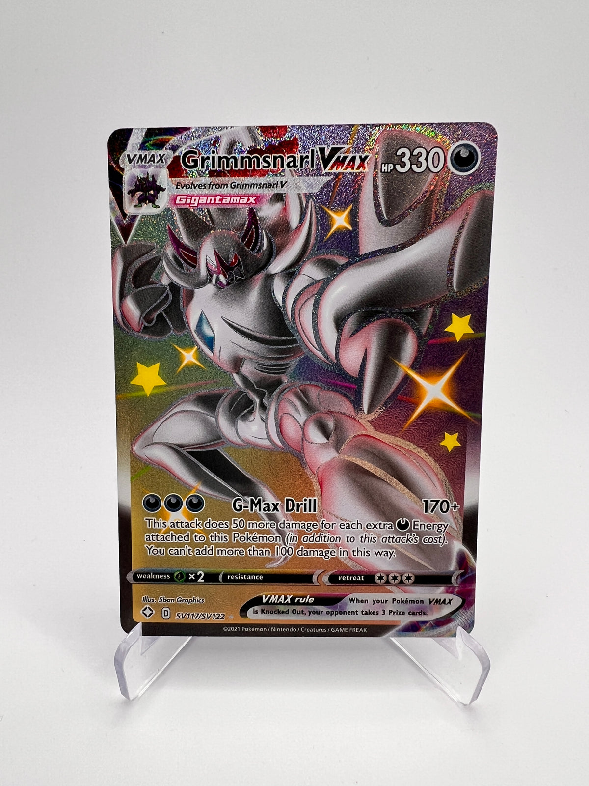 grimmsnarl vmax pokemon card price Sv117/sv122 Eng - Écarlate et Violet – Ecarlate Et Violet – Carte Pokémon Ultra Rare – Ecarlate et violet – en Surfing Pikachu VMAX 2021 VMAXG All Pokémon TCG one piece tcg box Amounts:4x Each Basic Land