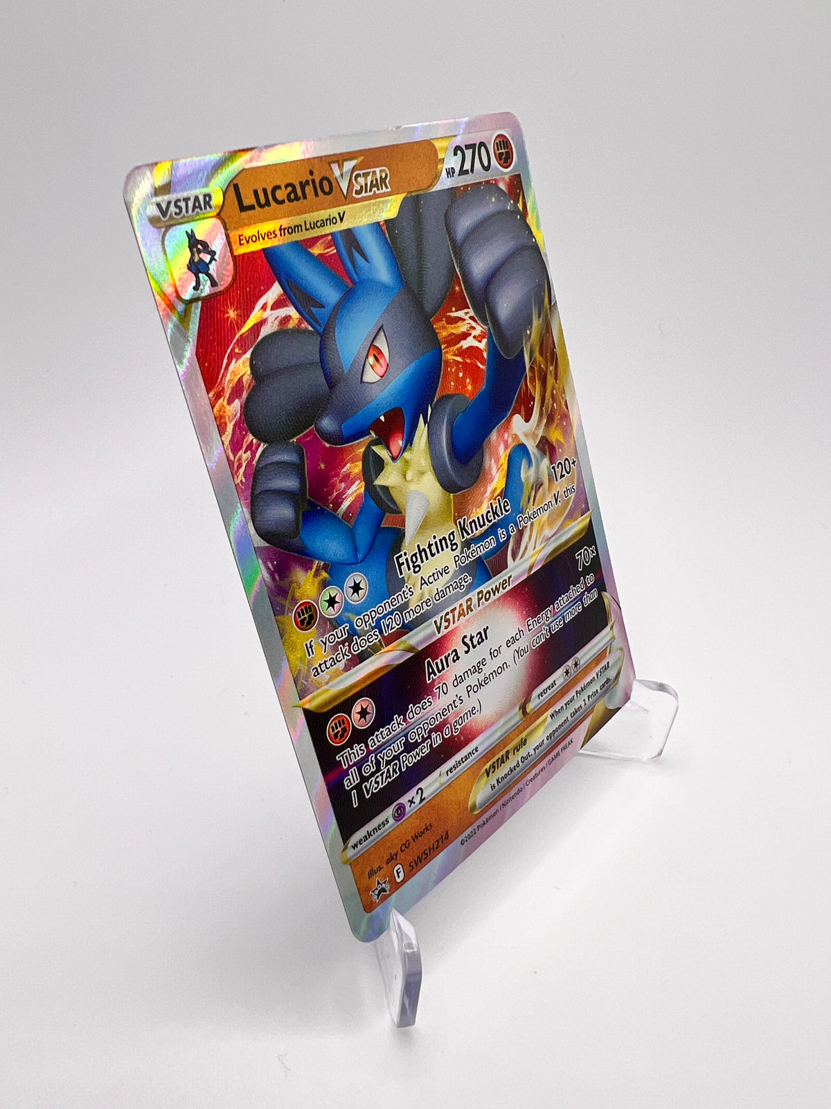 Lucario Star Eng SWSH214 - Black Star