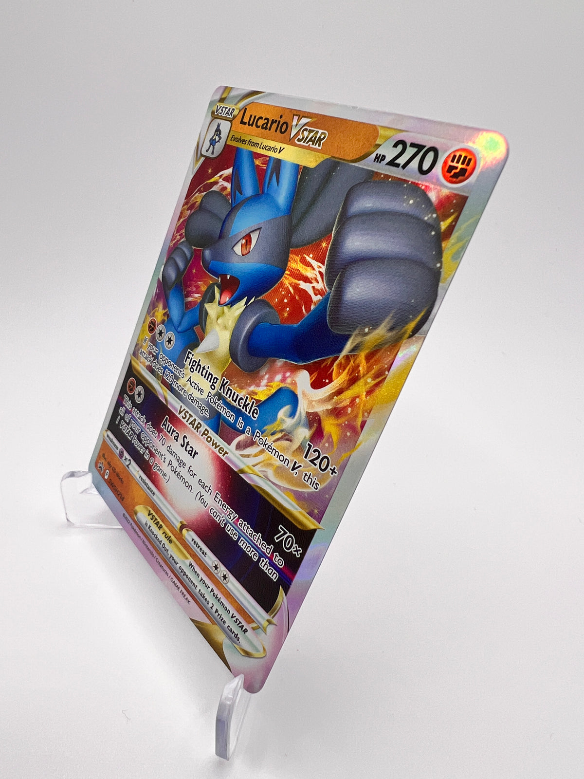Lucario Star Eng SWSH214 - Black Star