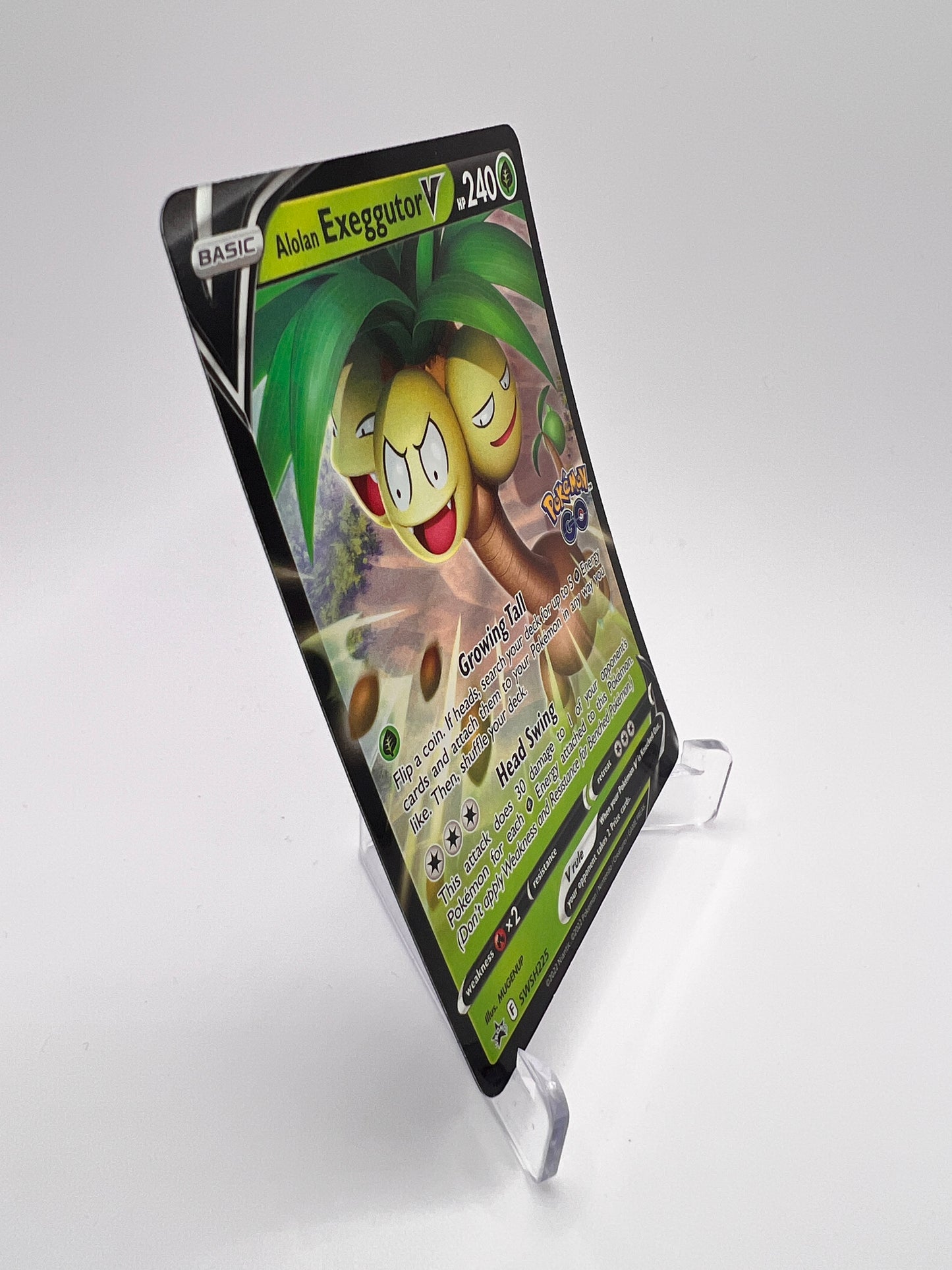 Alolan Exeggutor V Eng SWSH225 - Black Star