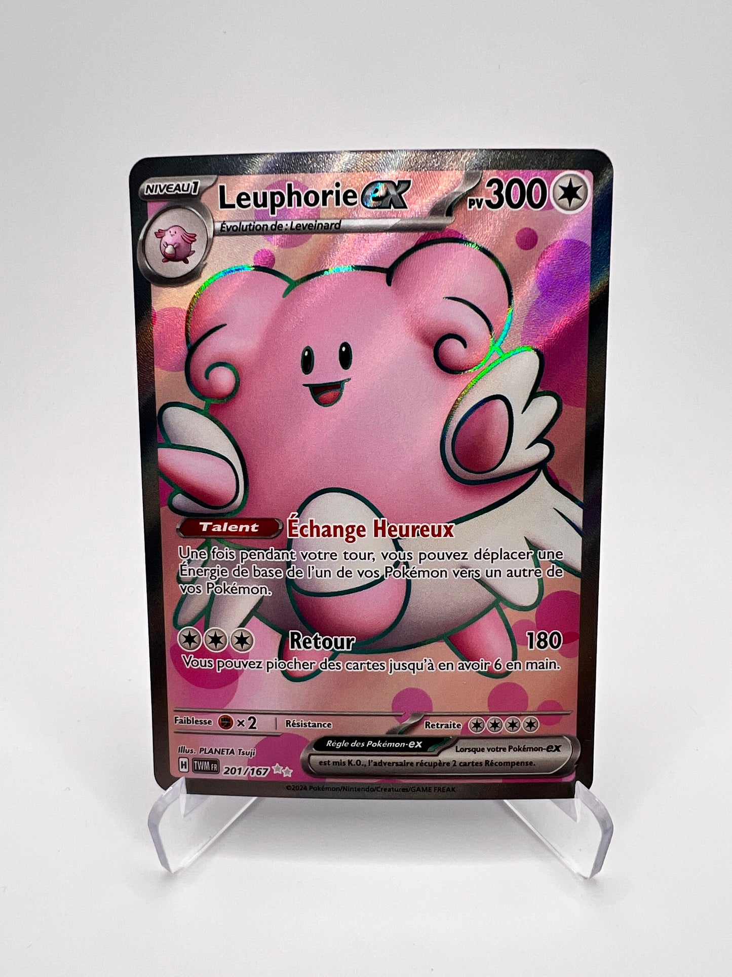 Leuphorie ex 201/167 - Mascarade Crépusculaire – Mascarade Crepusculaire – Carte Pokémon Ultra Rare