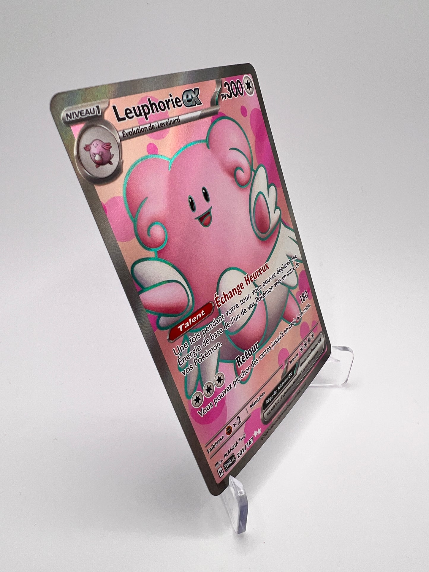 Leuphorie ex 201/167 - Mascarade Crépusculaire – Mascarade Crepusculaire – Carte Pokémon Ultra Rare