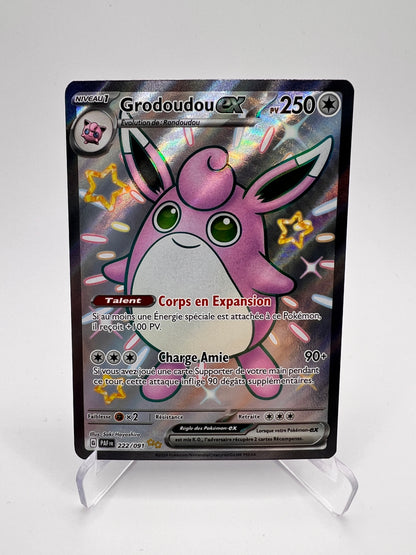 Grodoudou ex 222/091 - Destinees De Paldea – Destinees De Paldea – Carte Pokémon Ultra Rare