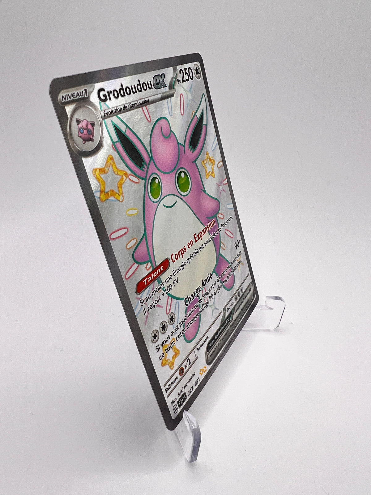 Grodoudou ex 222/091 - Destinees De Paldea – Destinees De Paldea – Carte Pokémon Ultra Rare