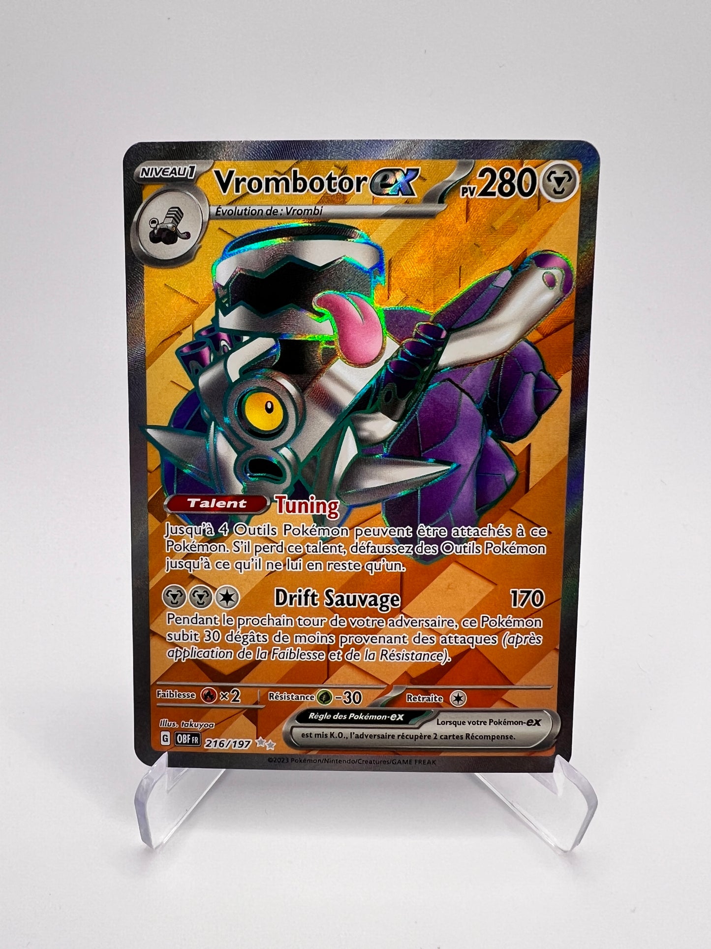 Vrombotor 216/197 - Écarlate et Violet