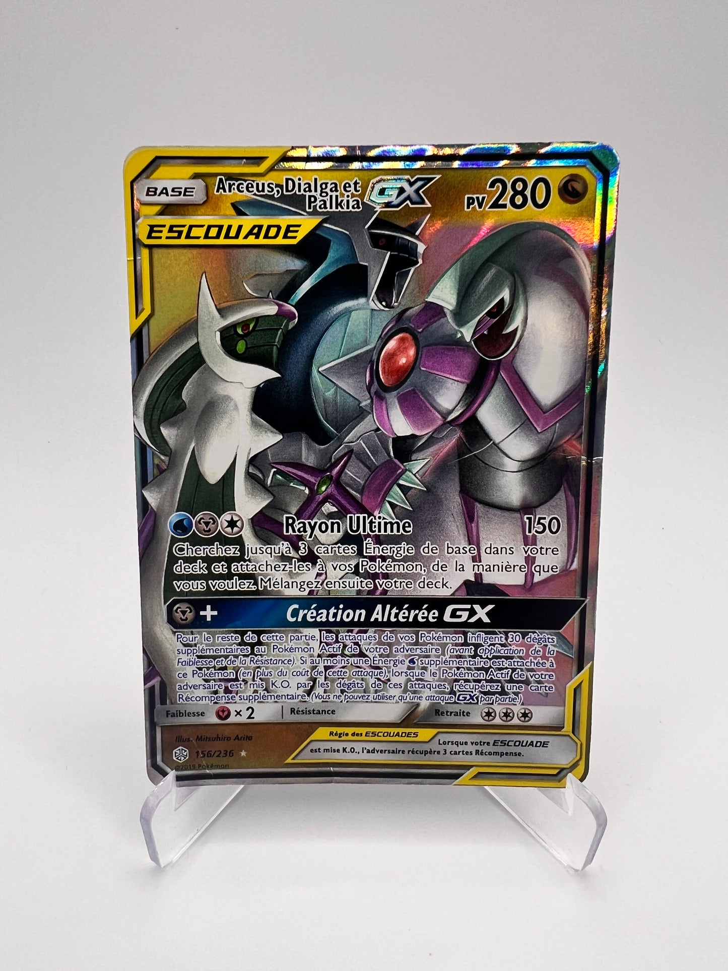 Arceus, Dialga et Palkia GX 156/236