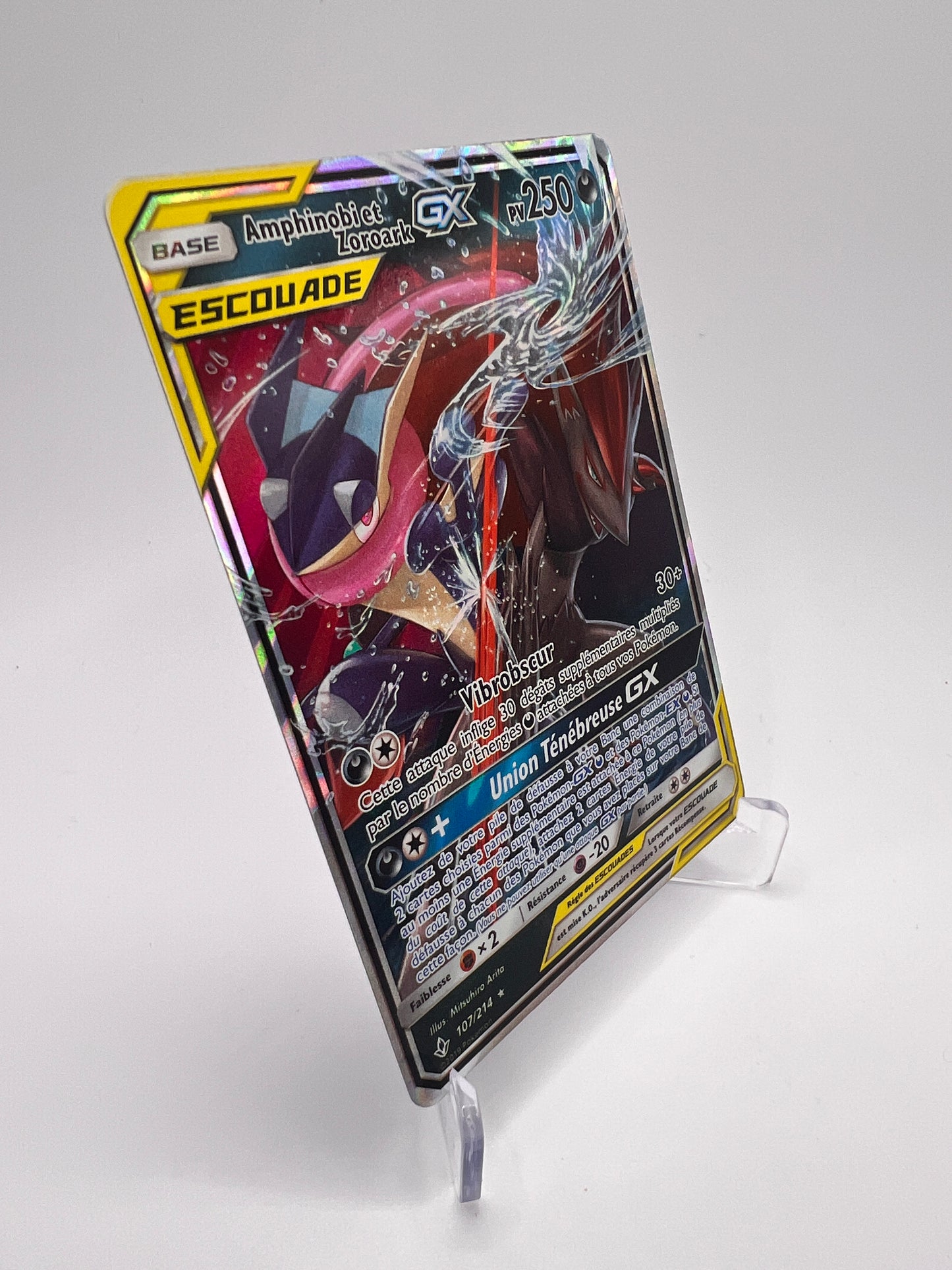 Amphinobi et Zoroark GX 107/214