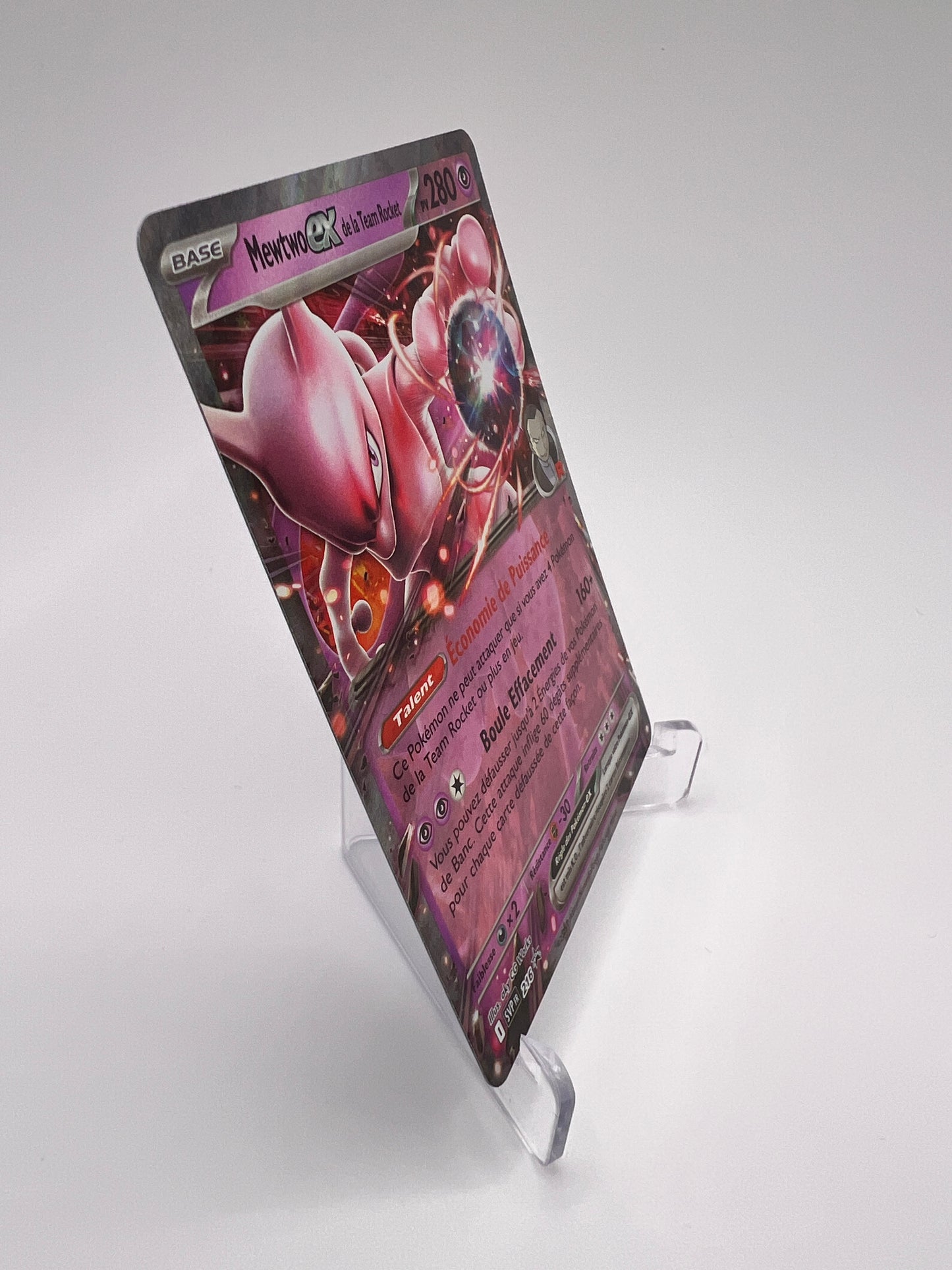 Mewtwo Ex de la Team Rocket SVP 216