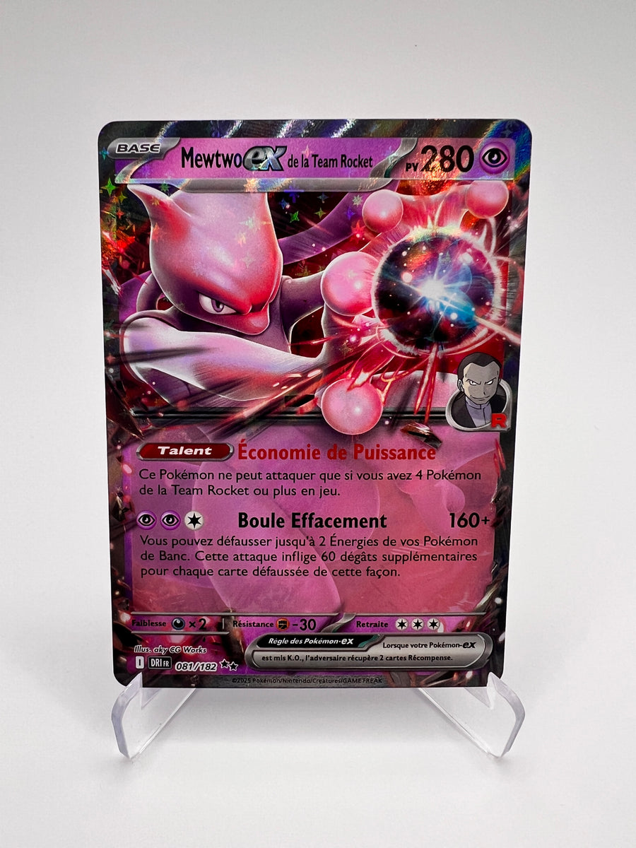 Mewtwo Ex de la Team Rocket 081/182