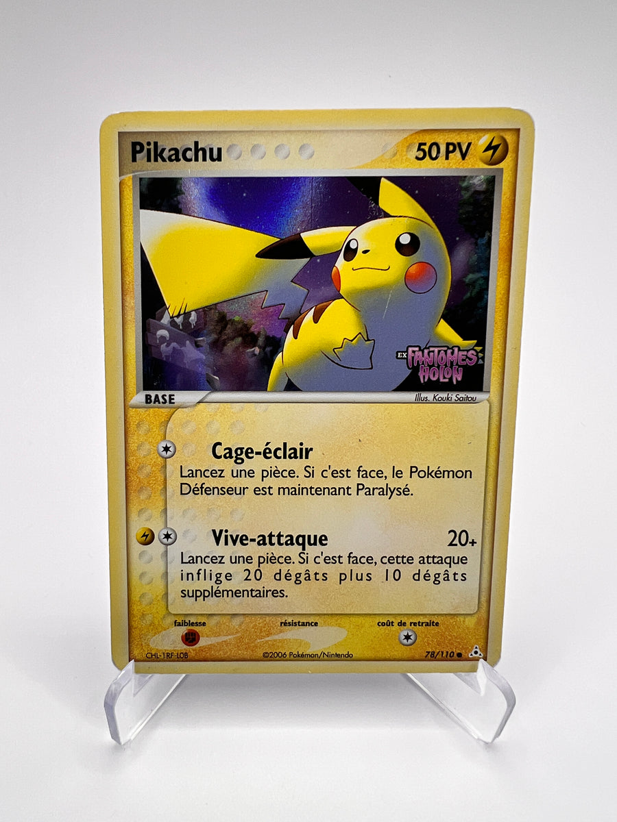 Pikachu 78/110 Stamp Ex Fantomes Holon