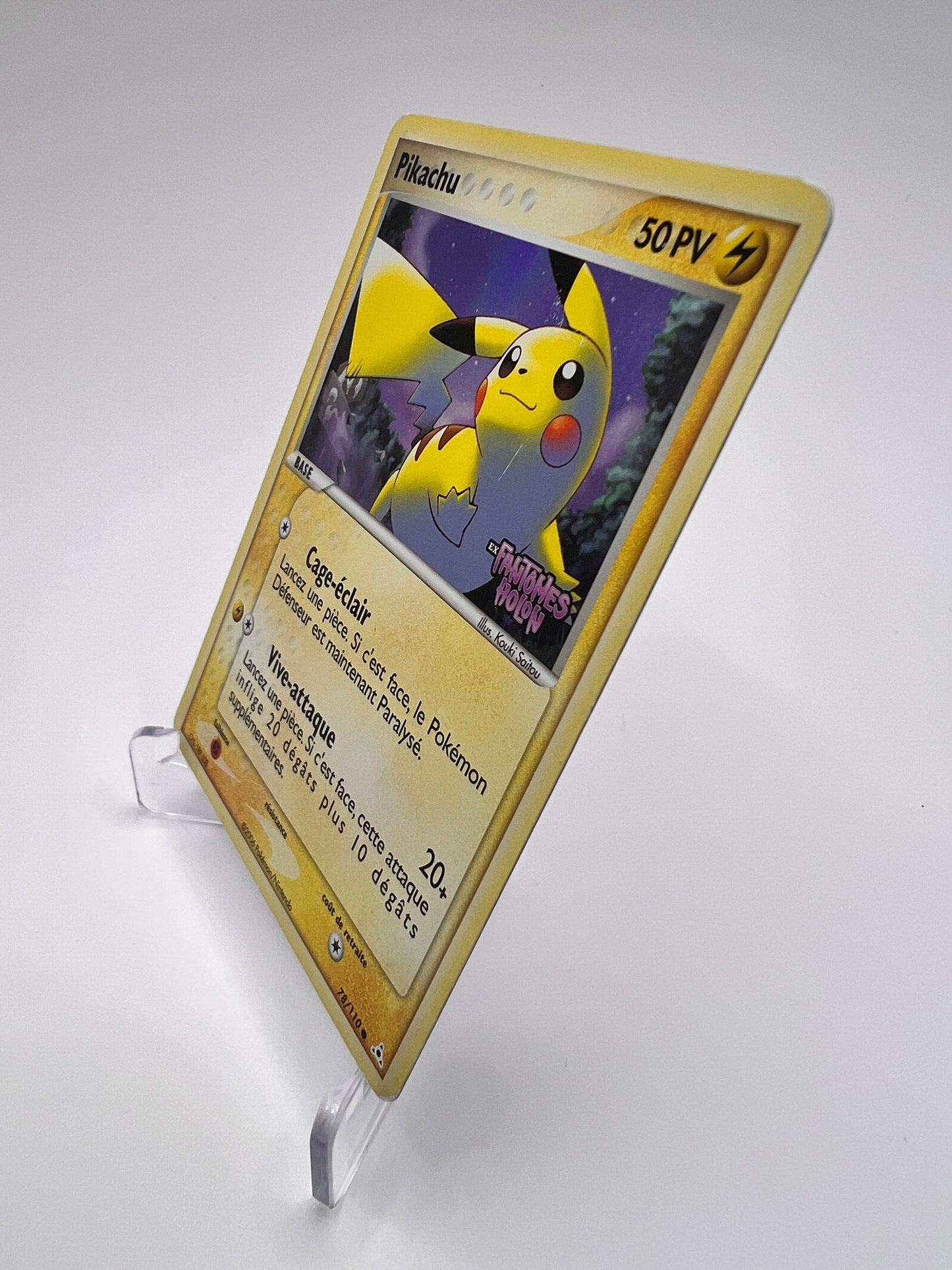Pikachu Stamp ex Fantomes Holon 78/110
