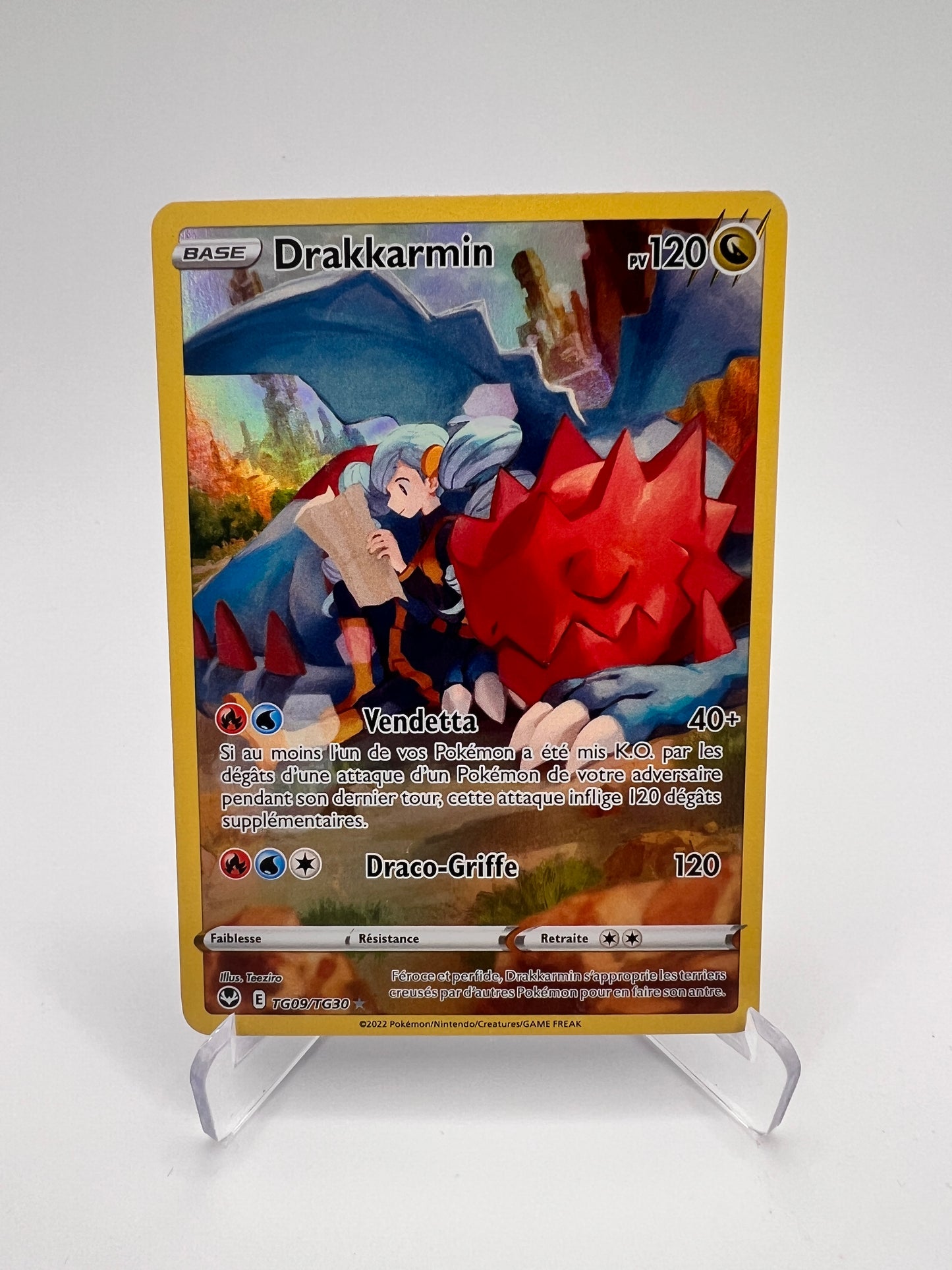 Drakkarmin TG09/TG30 - Tempete Argentee – Tempete Argentee – Carte Pokémon Trainer Gallery