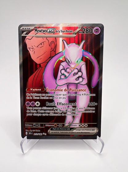 Mewtwo ex de la Team Rocket Team Rocket 213/182 - Rivalites Destinées