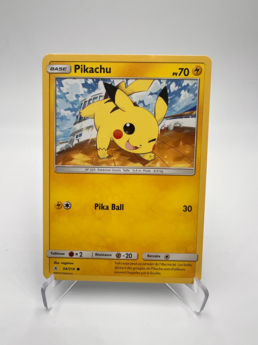 Pikachu 54/214 – Alliance Infaillible – EXC – Carte Pokémon