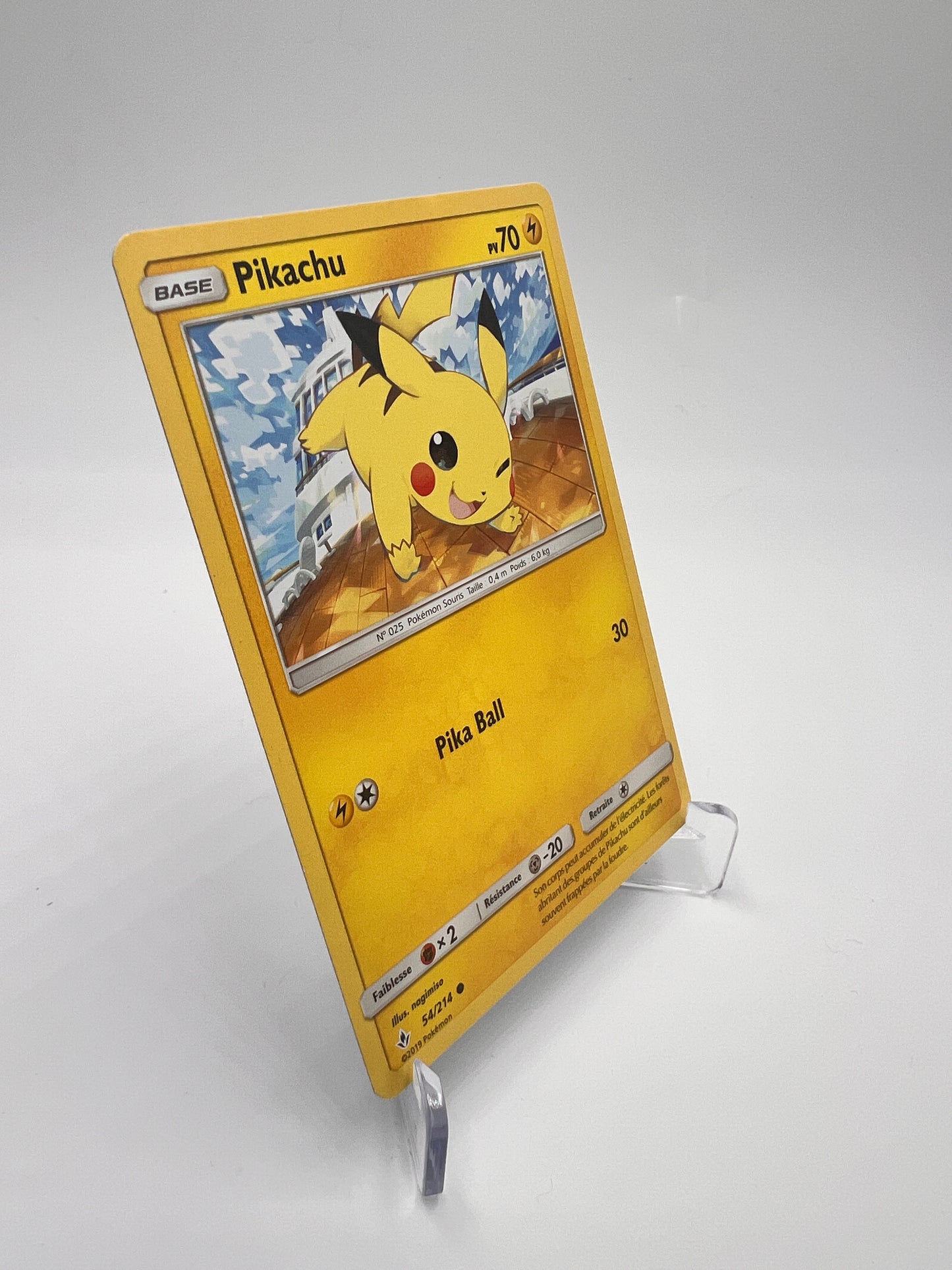 Pikachu 54/214 – Alliance Infaillible – EXC – Carte Pokémon