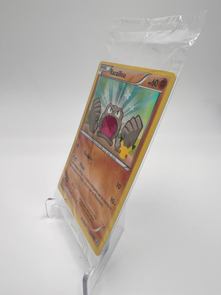 Racaillou 43/83 – Stamp 20 ans – Générations – Scellé – Carte Pokémon