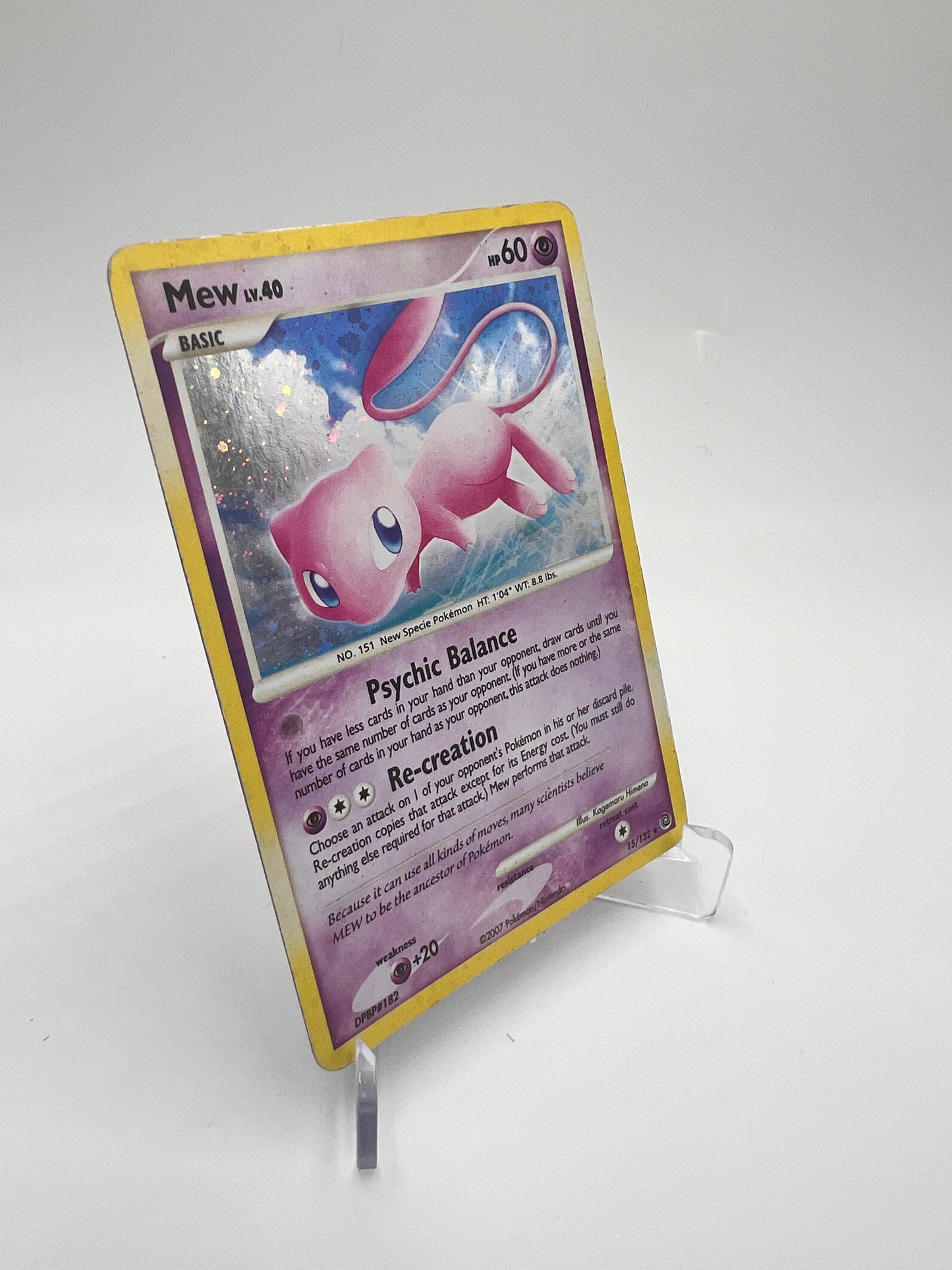 Mew Niv.40 15/132 – Merveilles Secrètes – Bien – Carte Pokémon