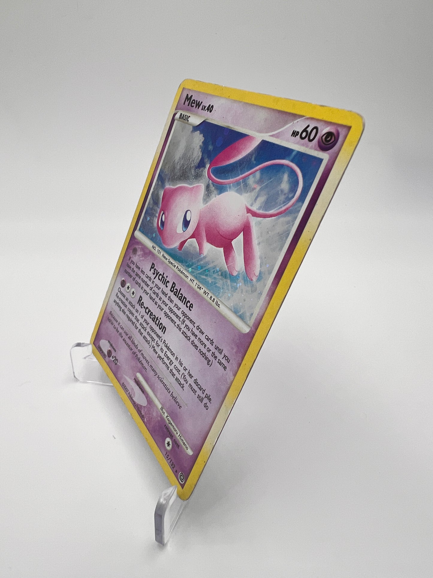 Mew Niv.40 15/132 – Merveilles Secrètes – Bien – Carte Pokémon