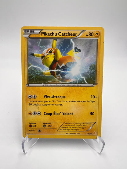 Pikachu Catcheur 14/30 – XY Kit Dresseur Pikachu Libre – EXC – Carte Pokémon