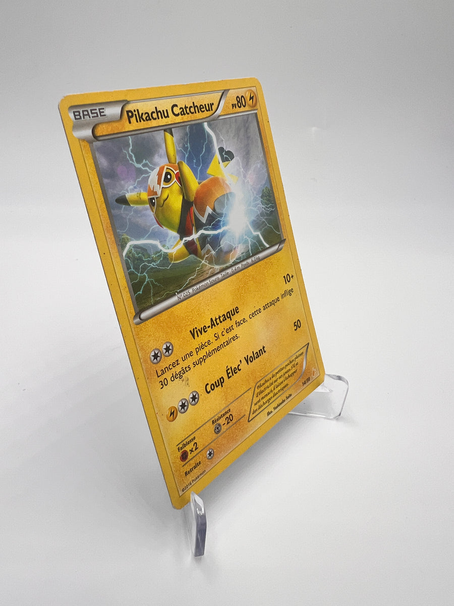 Pikachu Catcheur 14/30 – XY Kit Dresseur Pikachu Libre – EXC – Carte Pokémon