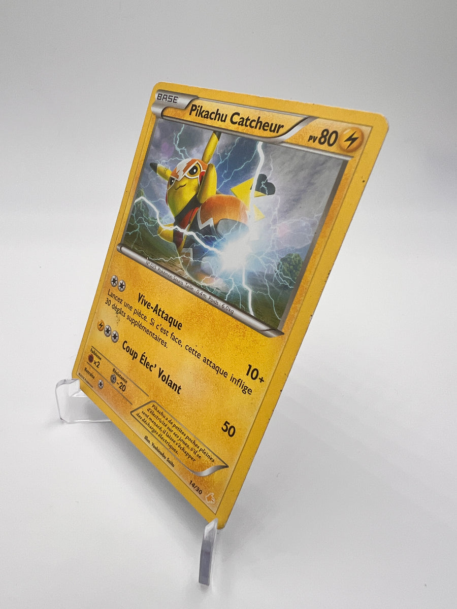 Pikachu Catcheur 14/30 – XY Kit Dresseur Pikachu Libre – EXC – Carte Pokémon