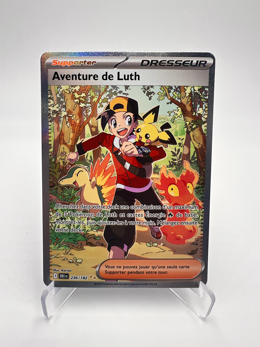 Aventure de Luth 236/182 – SAR – Rivalités Destinées – NM – Carte Pokémon