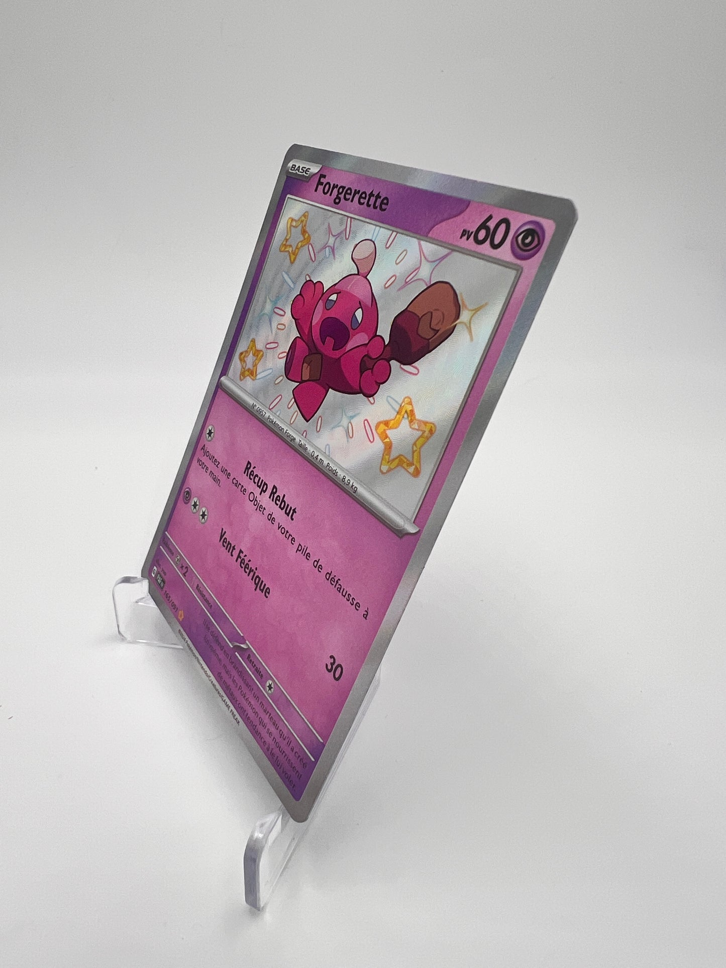Forgerette 165/091 – Shiny – Destinées de Paldea – NM – Carte Pokémon