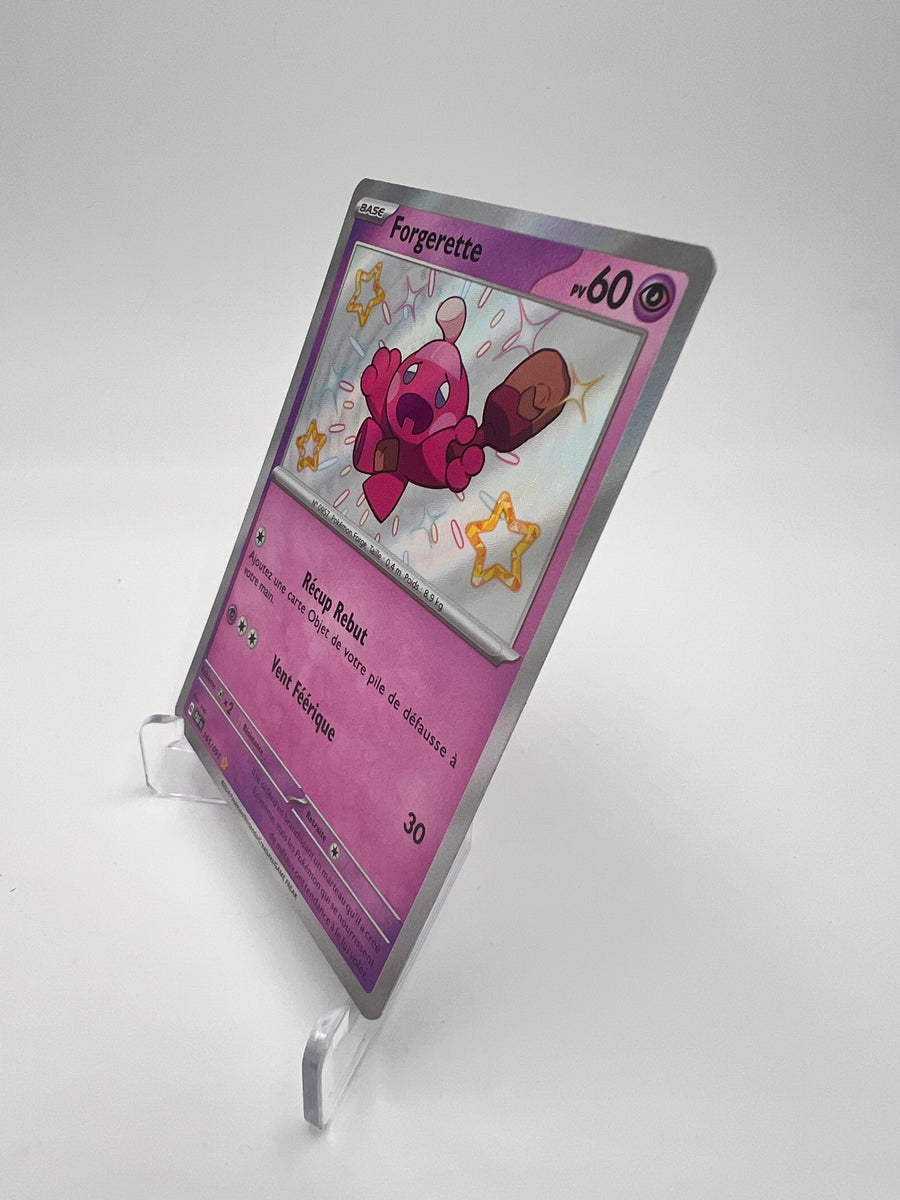 Forgerette 165/091 – Shiny – Destinées de Paldea – NM – Carte Pokémon