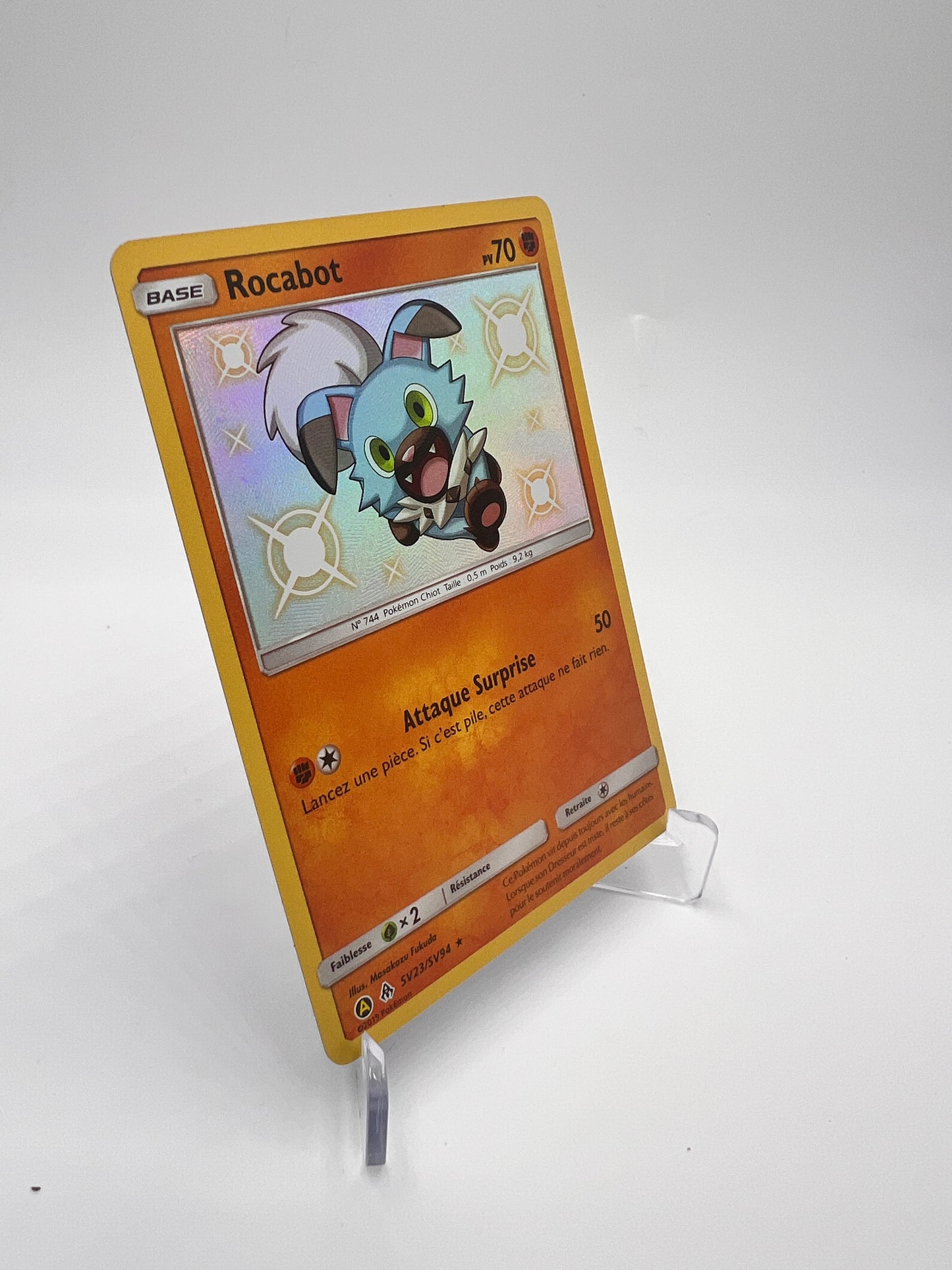 Rocabot SV23/SV94 – Shiny – Destinées Radieuses – NM – Carte Pokémon