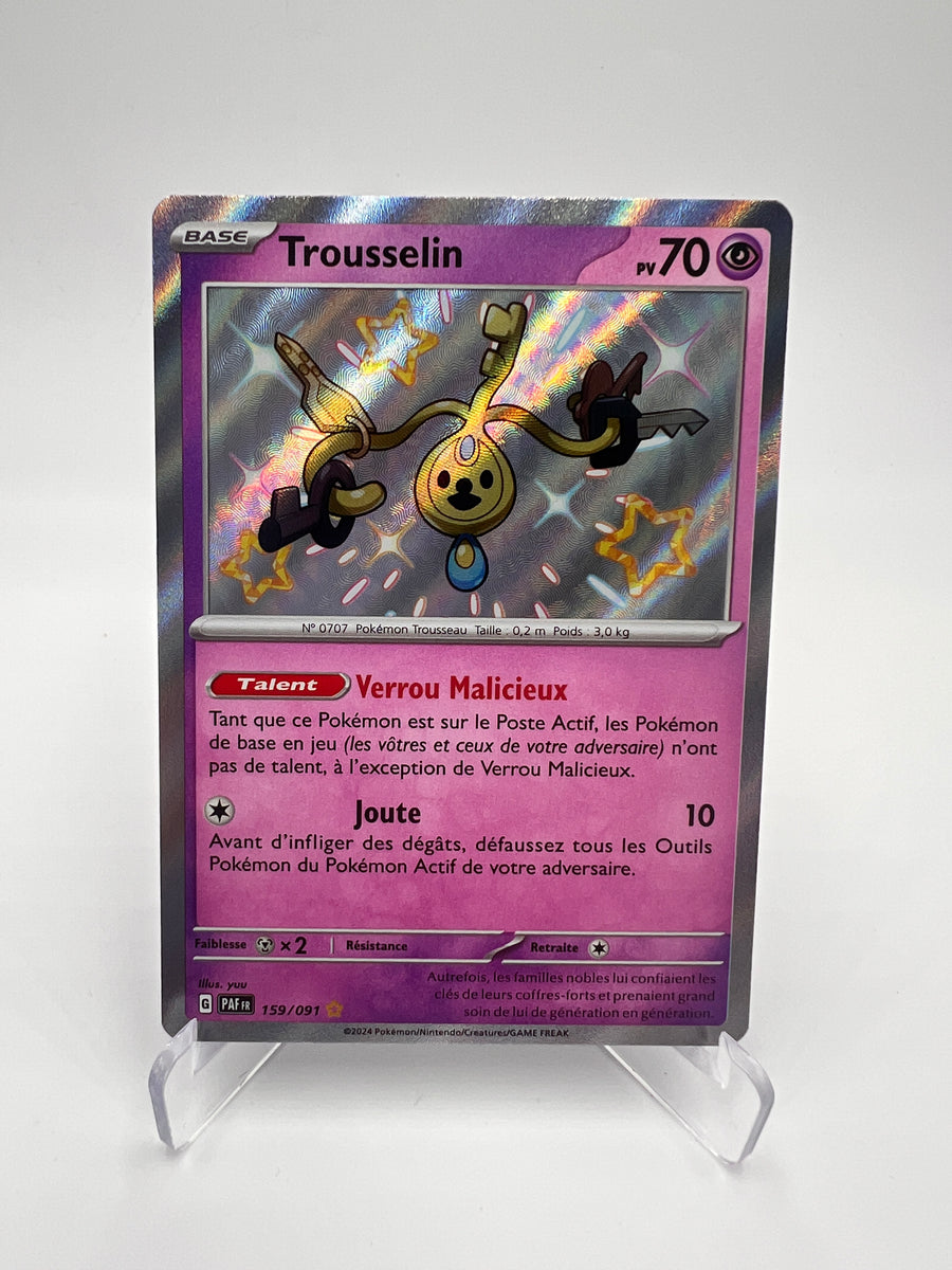 Trousselin 159/091 – Shiny – Destinées de Paldea – NM – Carte Pokémon