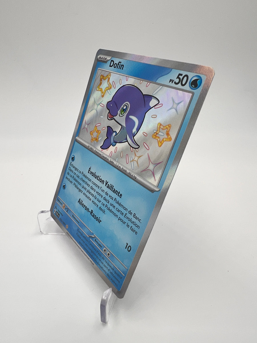 Dofin 123/091 – Shiny – Destinées de Paldea – NM – Carte Pokémon
