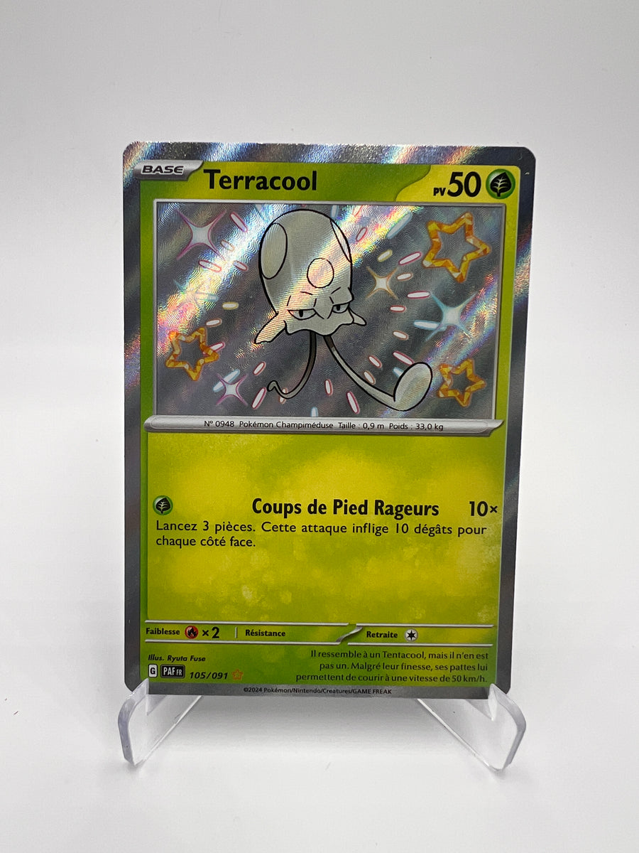 Terracool 105/091 – Shiny – Destinées de Paldea – NM – Carte Pokémon