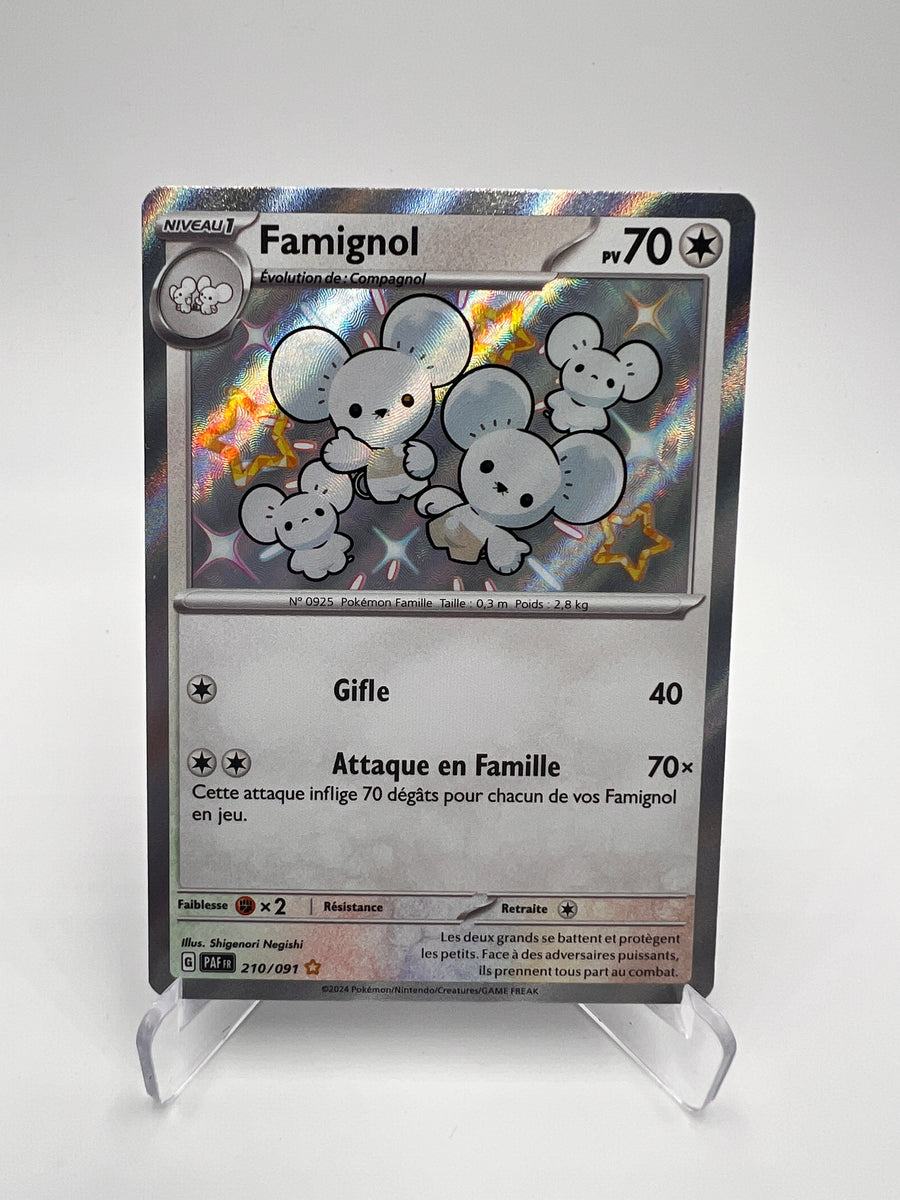 Famignol 210/091 – Shiny – Destinées de Paldea – NM – Carte Pokémon