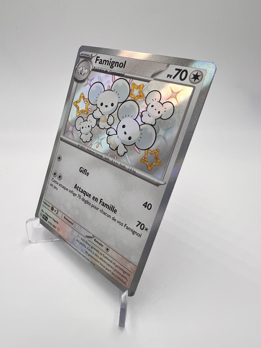 Famignol 210/091 – Shiny – Destinées de Paldea – NM – Carte Pokémon