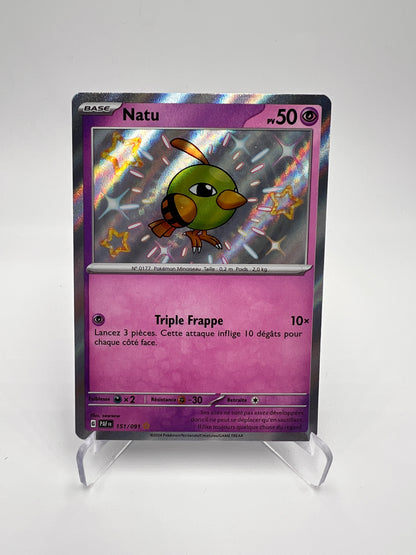 Natu 151/091 – Shiny – Destinées de Paldea – NM – Carte Pokémon