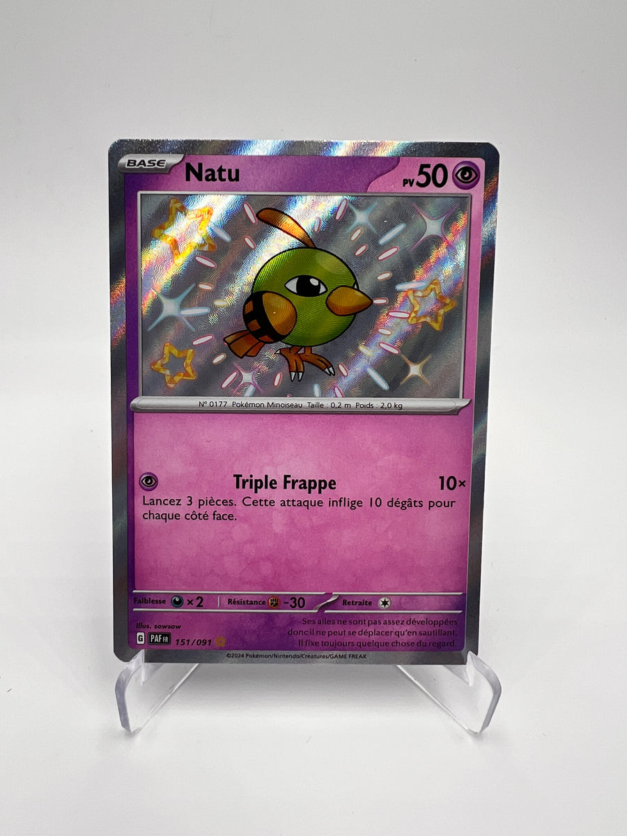 Natu 151/091 – Shiny – Destinées de Paldea – NM – Carte Pokémon