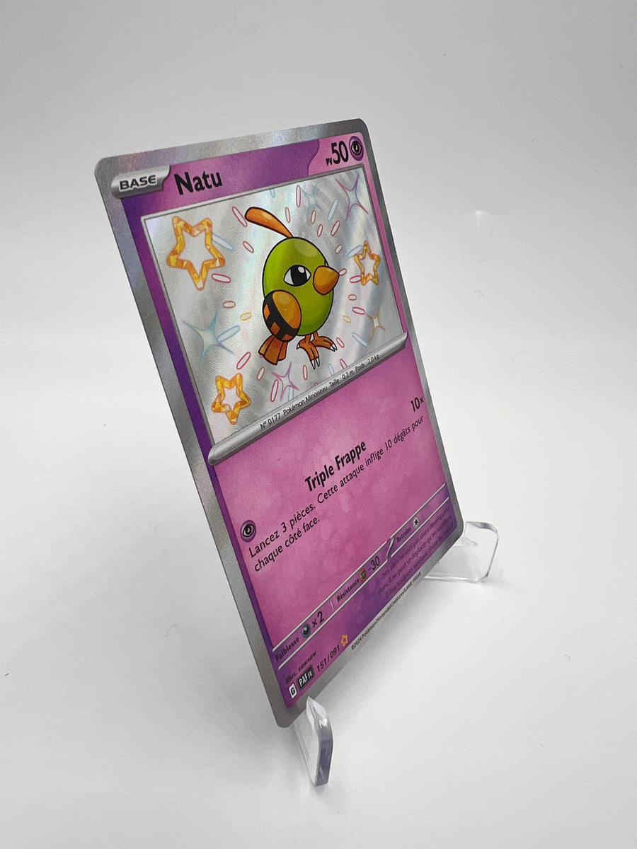 Natu 151/091 – Shiny – Destinées de Paldea – NM – Carte Pokémon
