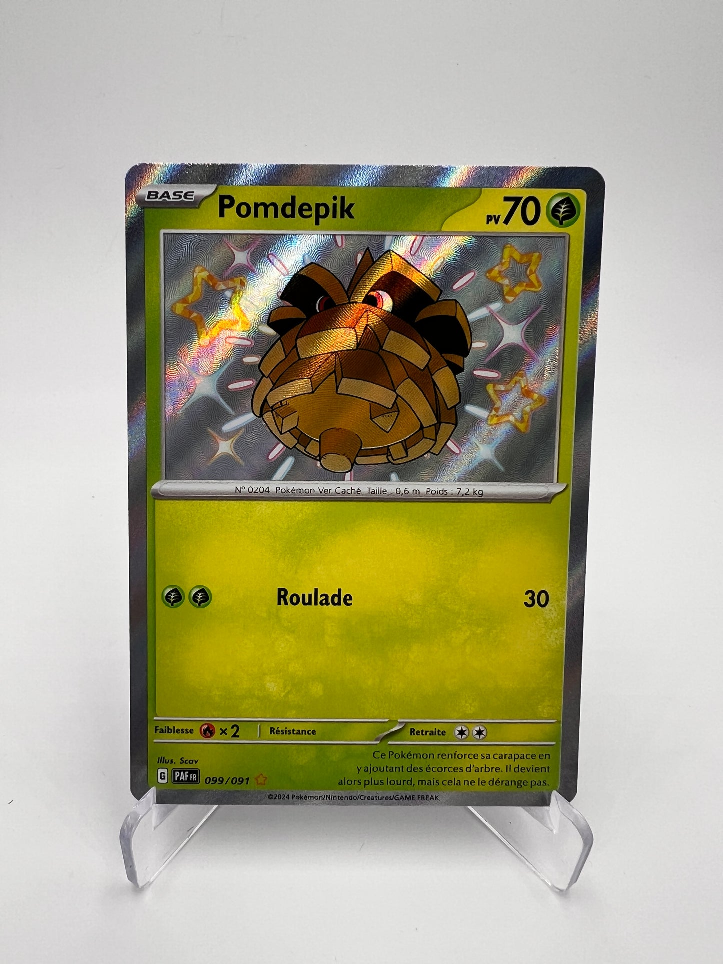 Pomdepik 099/091 – Shiny – Destinées de Paldea – NM – Carte Pokémon