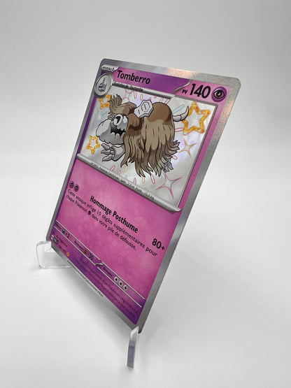 Tomberro 168/091 – Shiny – Destinées de Paldea – NM – Carte Pokémon
